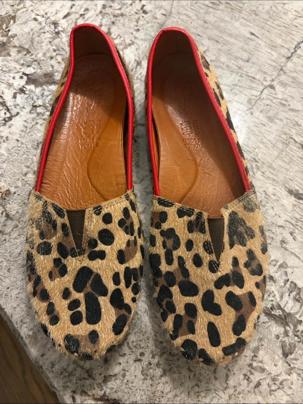 Spring Step Leopard Print Flats size 38